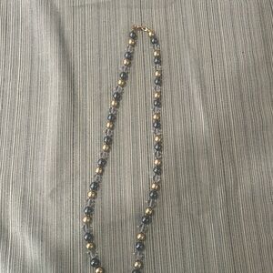 Joan Rivers Elegant Gold and Black Necklace